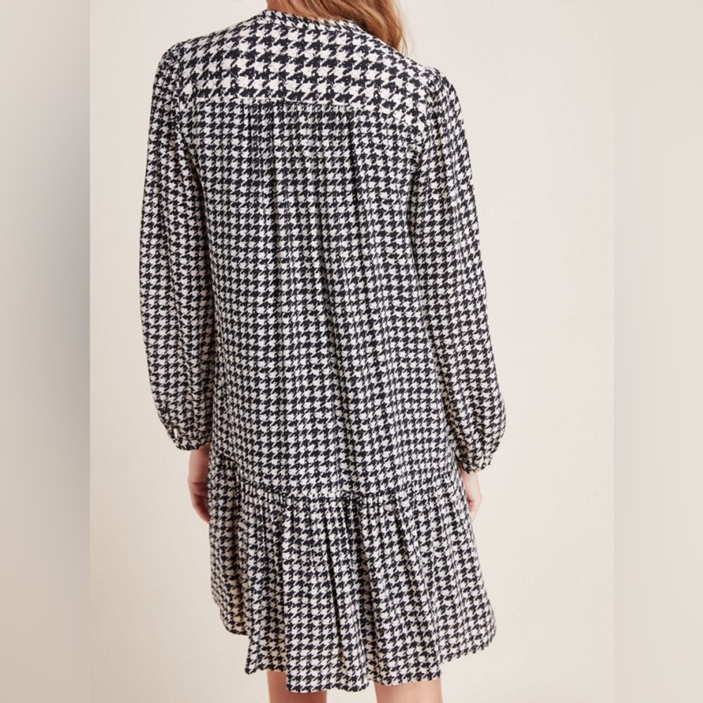 Anthropologie Maeve Sterling Houndstooth Tunic Dress - Picture 4 of 9